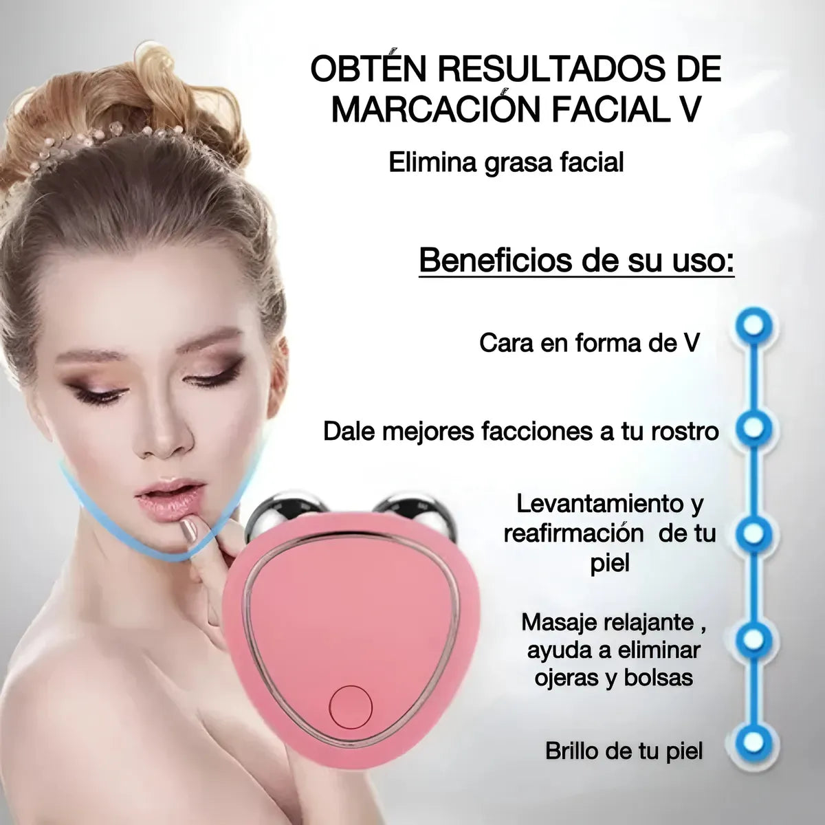 💎 GlowLift™- Masajeador facial con microcorriente