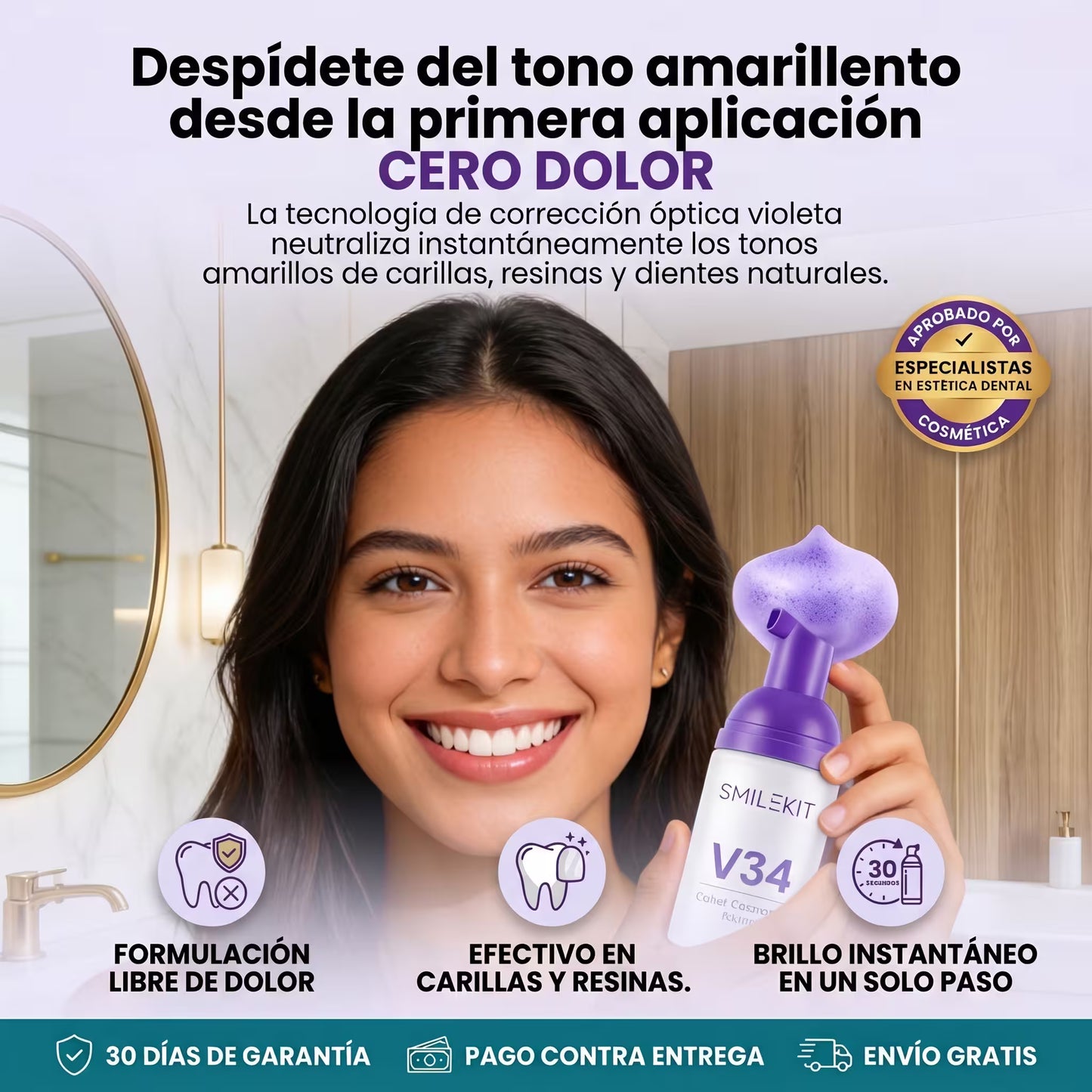 SmileKit - Espuma Dental Blanqueadora