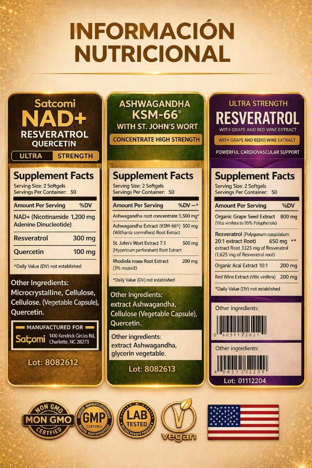 Combo REGEN CELL PRO NAD + ASHW + RESV