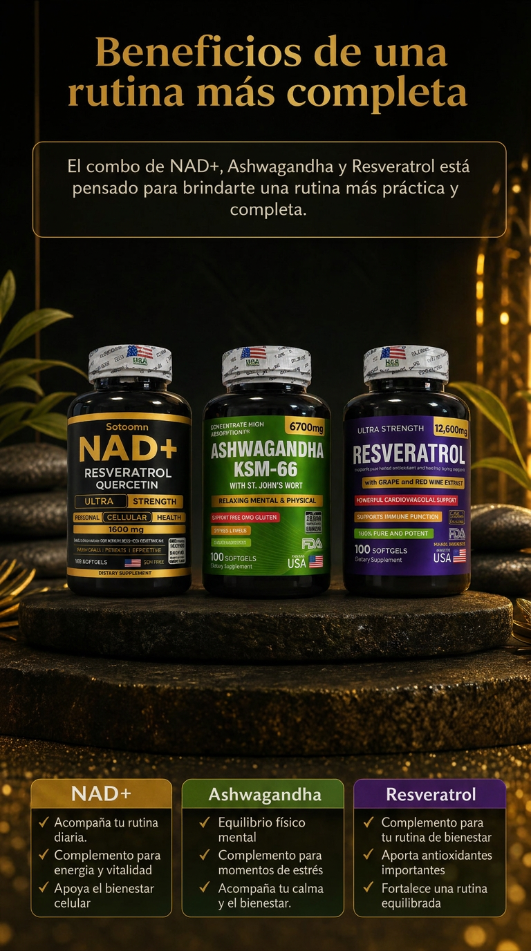 Combo REGEN CELL PRO NAD + ASHW + RESV